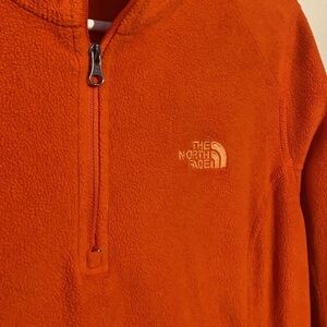 The North Face Orange Fleece Pullover